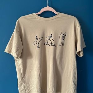Skeleton Surfer Tee